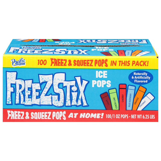 Pacific Kidz Freezstix Ice Pops 100 - 1 oz Pops