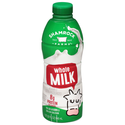Shamrock Farms Whole Milk 1 qt