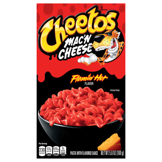 Cheetos Mac'N Cheese Pasta With Flavored Sauce Flamin' Hot Flavor 5.6 Oz