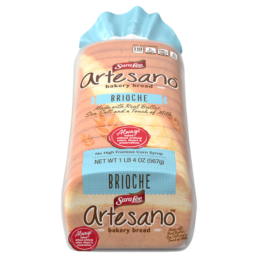 Sara Lee Artesano Brioche Bakery Bread 20 Oz