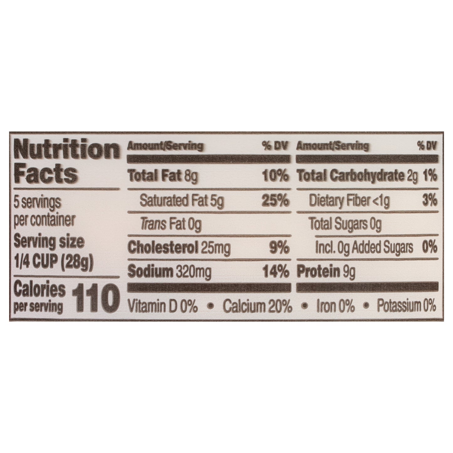 Frigo Shredded Parmesan Cheese 5 oz