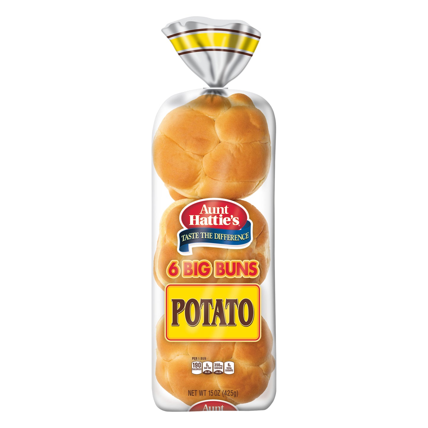 Aunt Hattie's® Big Potato Buns 6 ct Bag