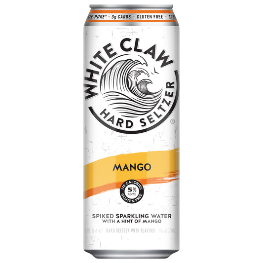White Claw Hard Seltzer Mango 19.2 fl oz Can