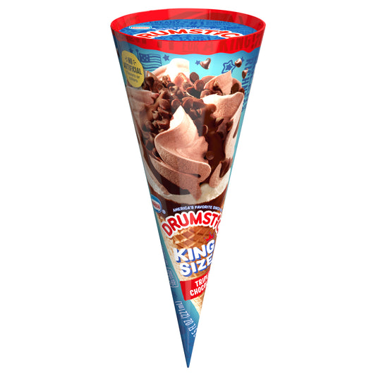 Drumstick Triple Chocolate King Cone, 1 Count
