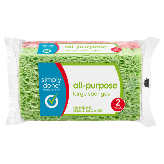 Simply Done Large All-Purpose Sponges 2 ea