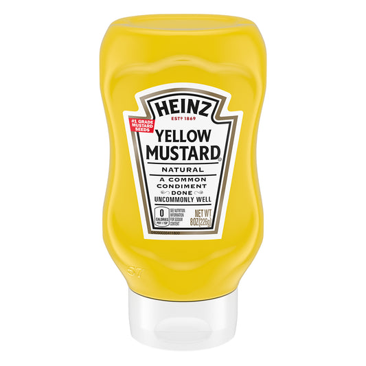 Heinz Natural Yellow Mustard 8 oz