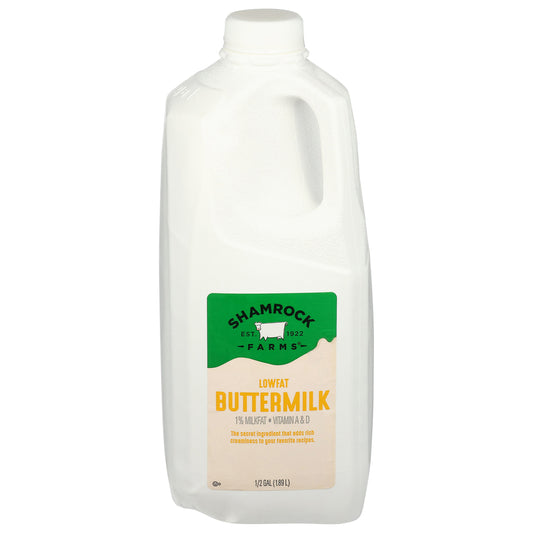Shamrock Farms Lowfat 1% Milkfat Buttermilk 0.5 gal