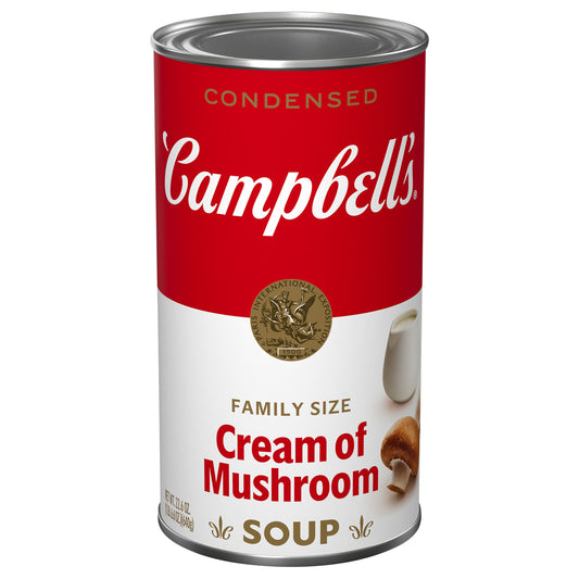 Campbell's Cream of Mushroom Condensed Soup Family Size 22.6 oz
