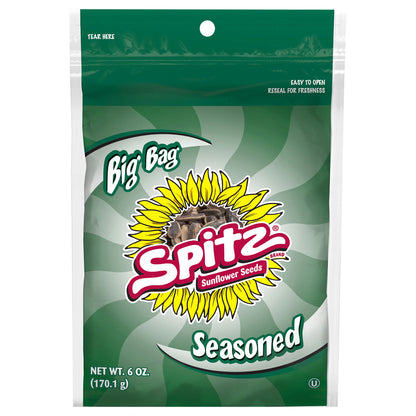 Spitz Roasted Sunflower Seeds Seasoned 6 Oz