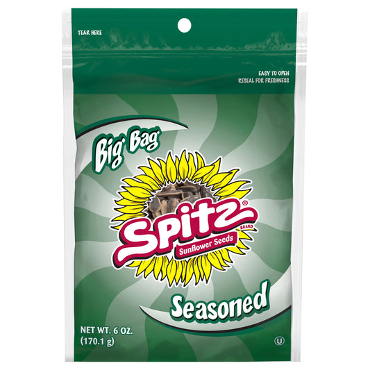 Spitz Roasted Sunflower Seeds Seasoned 6 Oz