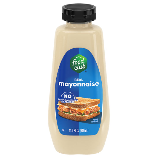 Food Club Real Mayonnaise 11.5 fl oz