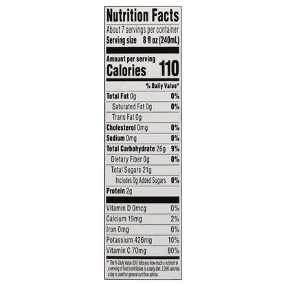 Food Club Grove Style 100% Premium Orange Juice with Pulp 52 fl oz