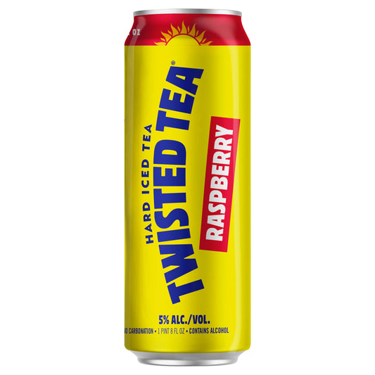 Twisted Tea Raspberry, Hard Iced Tea (24 fl. oz. Can)