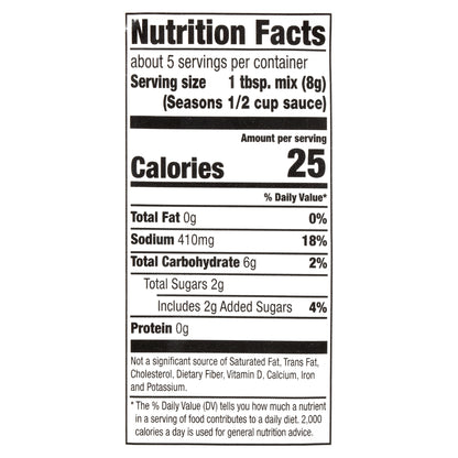 McCormick Spaghetti Sauce Mix - Thick & Zesty, 1.37 oz