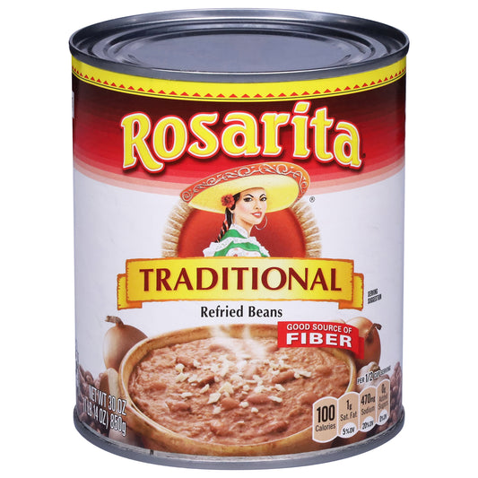 Rosarita Traditional Refried Beans 30 oz