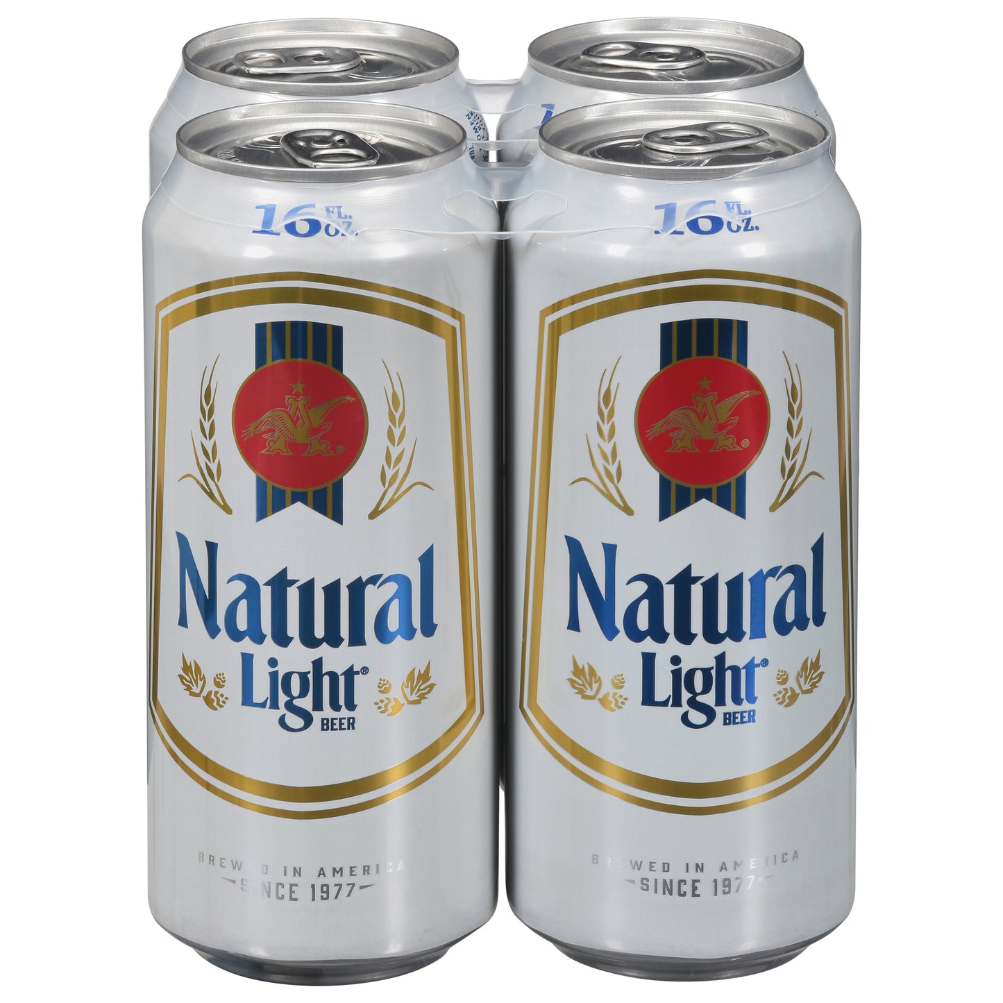Natural Light Beer 4 - 16 fl oz Cans